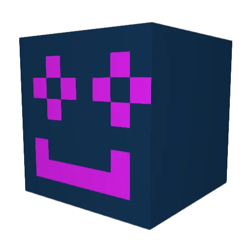 Momozaq Minecraft avatar head, 3D render