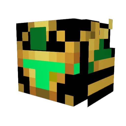 Moms25 Minecraft avatar head, 3D render