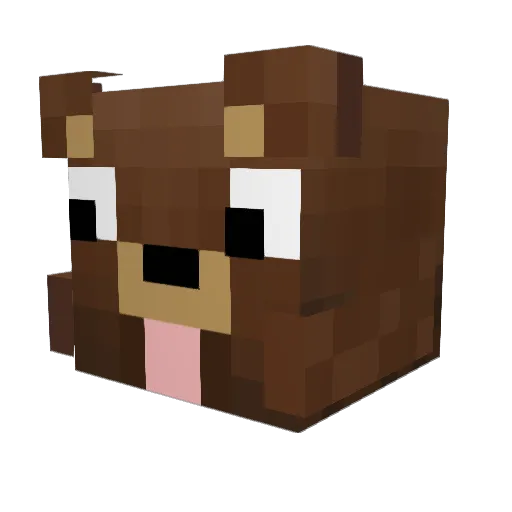 MomsSpaghetti Minecraft avatar head, 3D render