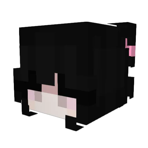 Momu_MomamuP Minecraft avatar head, 3D render