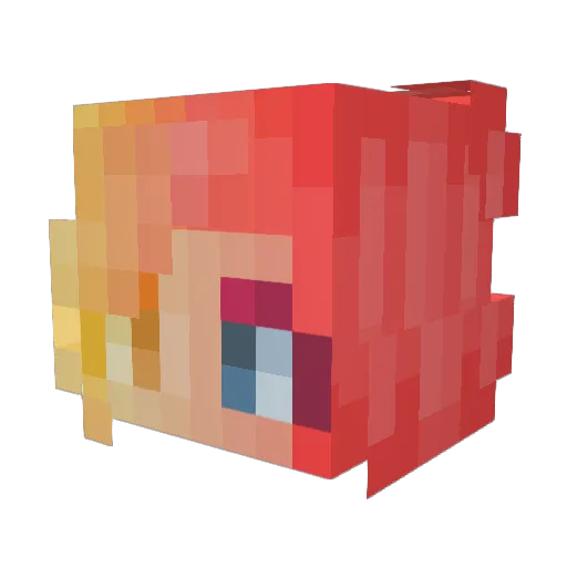 Momzilla2020 Minecraft avatar head, 3D render