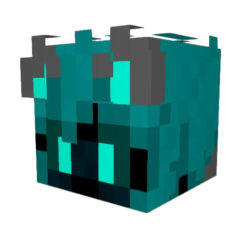 MonaTona366 Minecraft avatar head, 3D render