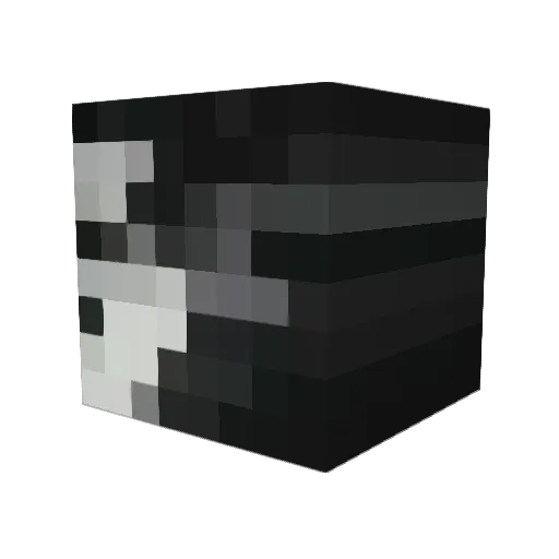 Monarch1216 Minecraft avatar head, 3D render