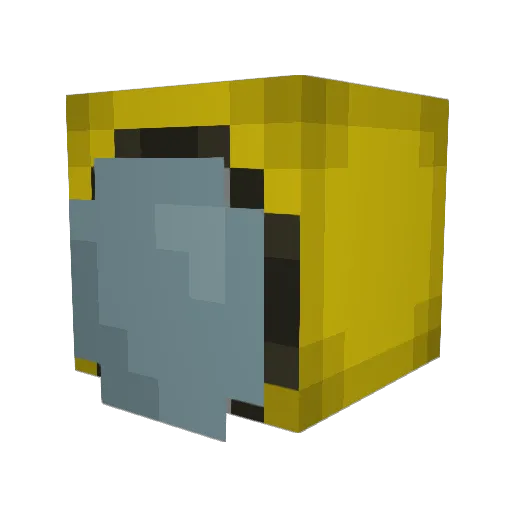 Monarch54 Minecraft avatar head, 3D render