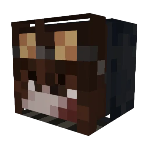 MonarchKye Minecraft avatar head, 3D render