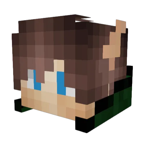 MondayMadness95 Minecraft avatar head, 3D render