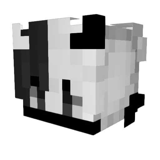 Mondgg Minecraft avatar head, 3D render