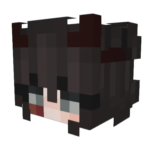 Mondrosch Minecraft avatar head, 3D render