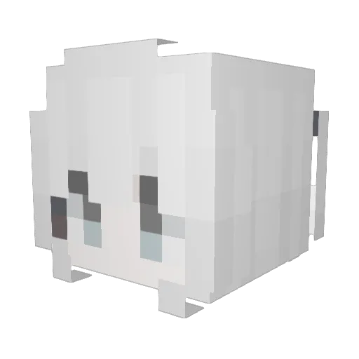 MondryD3bil Minecraft avatar head, 3D render