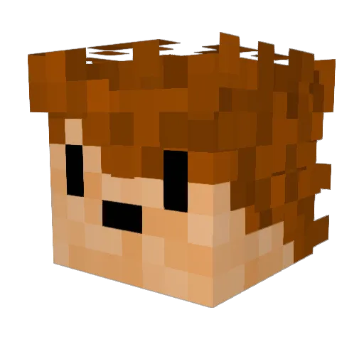 Mone__ Minecraft avatar head, 3D render
