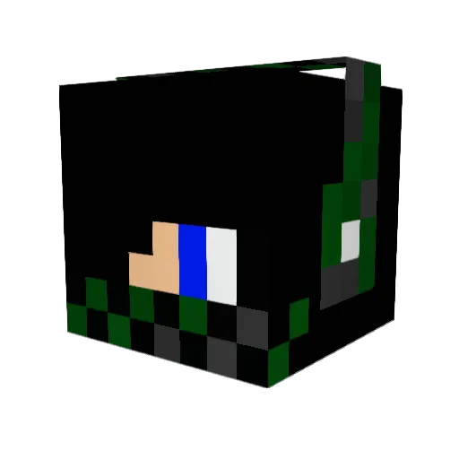 MoneyShot2345 Minecraft avatar head, 3D render