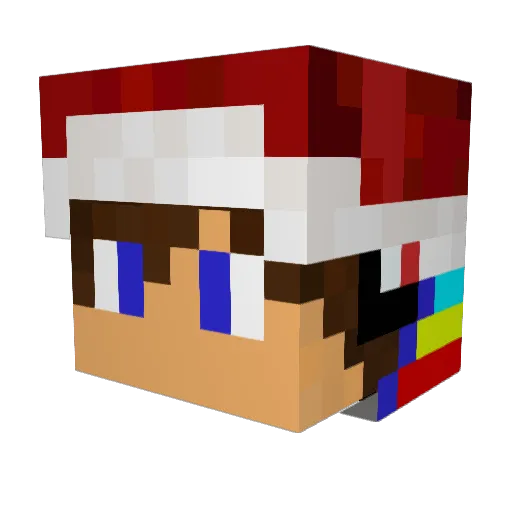 Money_Man1 Minecraft avatar head, 3D render