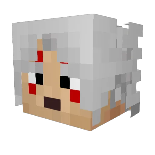 Money_Quest Minecraft avatar head, 3D render