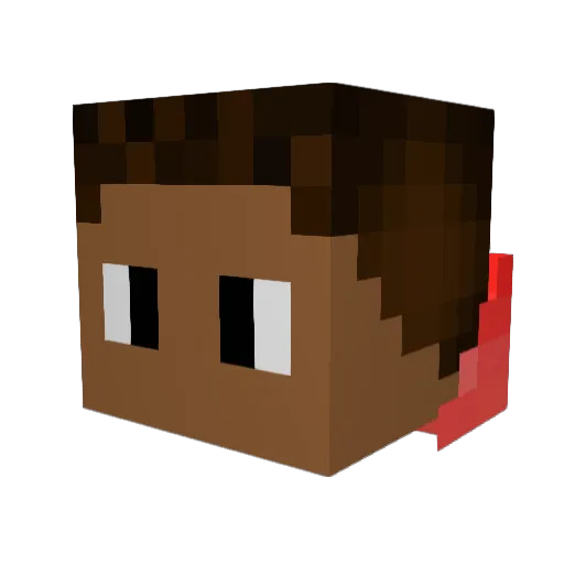 Money_Wizard Minecraft avatar head, 3D render
