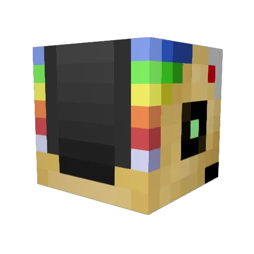 Moneymaker_ Minecraft avatar head, 3D render