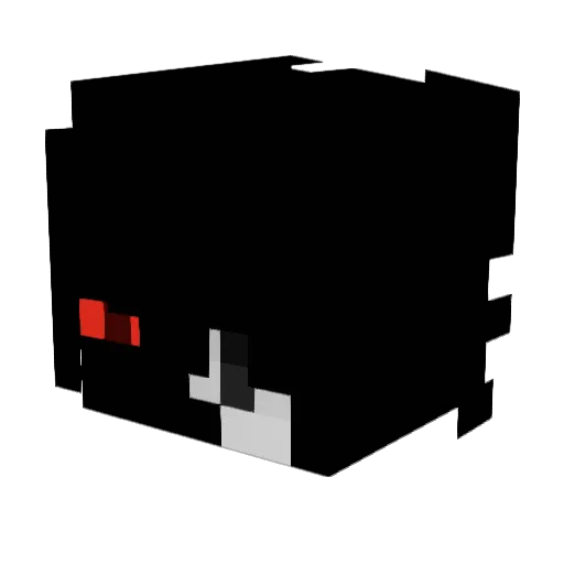 Mongodas Minecraft avatar head, 3D render