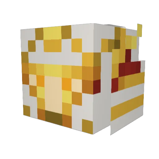 MoniDeWotah Minecraft avatar head, 3D render