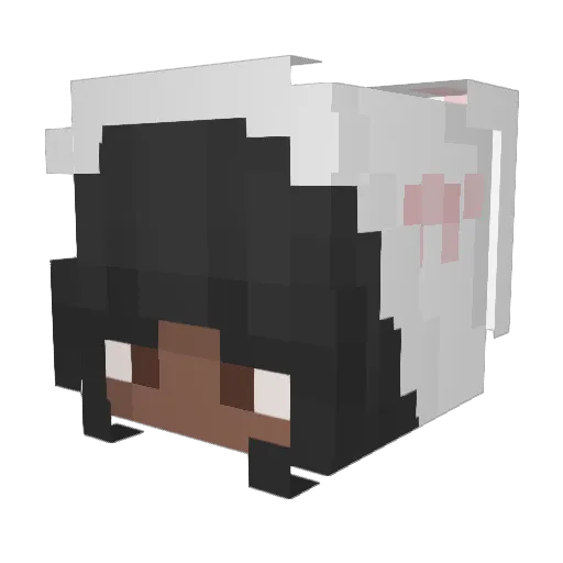Monia_071 Minecraft avatar head, 3D render