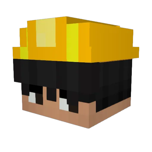 Monk2334 Minecraft avatar head, 3D render