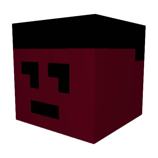 MonkayJD Minecraft avatar head, 3D render
