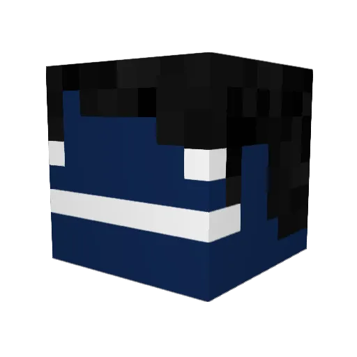 MonkayyBoiy Minecraft avatar head, 3D render