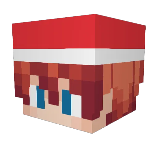 Monke811 Minecraft avatar head, 3D render