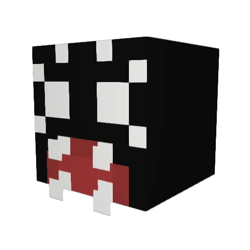 Monke8495 Minecraft avatar head, 3D render