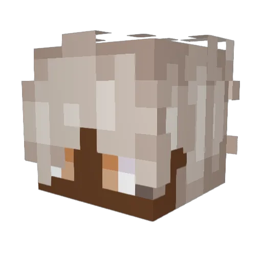 MonkeG0d_ Minecraft avatar head, 3D render