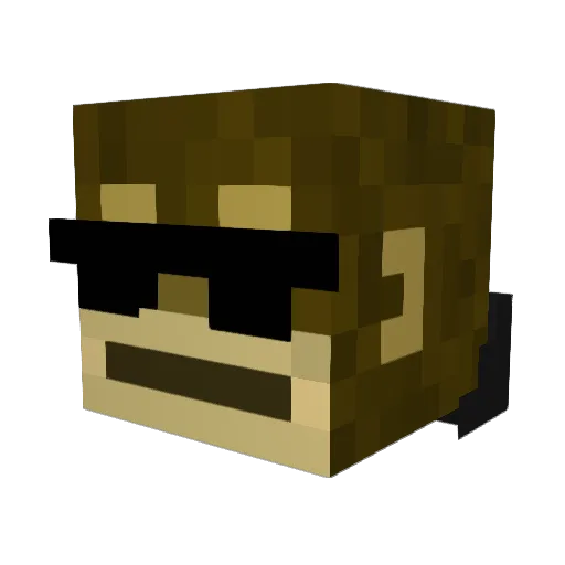 Monke_Is_Cool Minecraft avatar head, 3D render