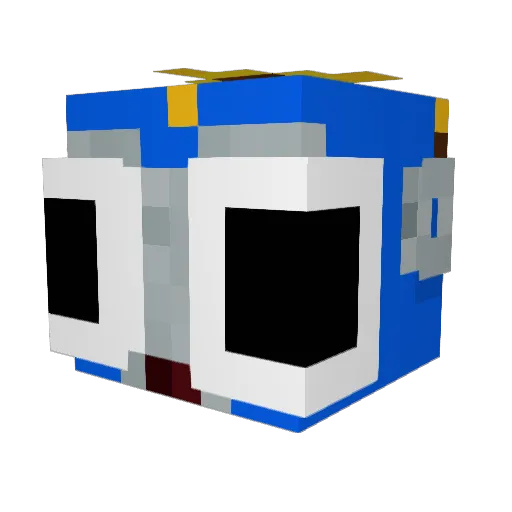 Monke___DLD Minecraft avatar head, 3D render