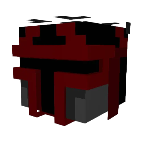 Monker3 Minecraft avatar head, 3D render
