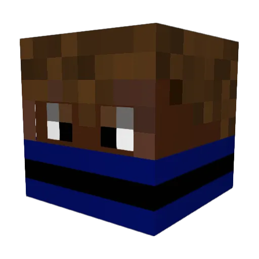 Monkey200821 Minecraft avatar head, 3D render