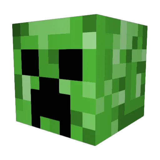 Monkey512 Minecraft avatar head, 3D render