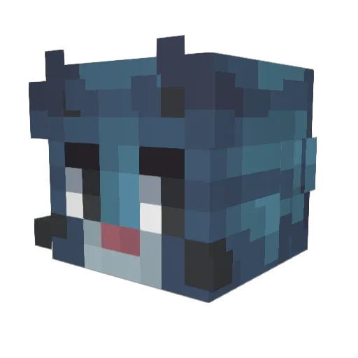 MonkeyBoy3000 Minecraft avatar head, 3D render
