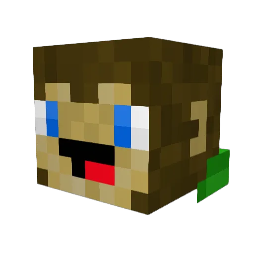 MonkeyBoyGamingz Minecraft avatar head, 3D render