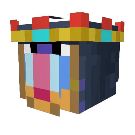 MonkeyBuisness08 Minecraft avatar head, 3D render