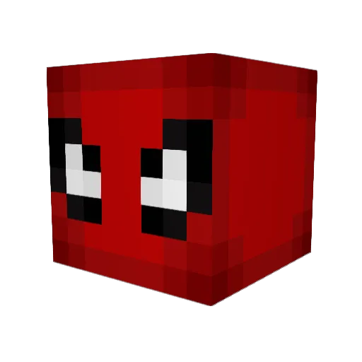 MonkeyBustaMove Minecraft avatar head, 3D render