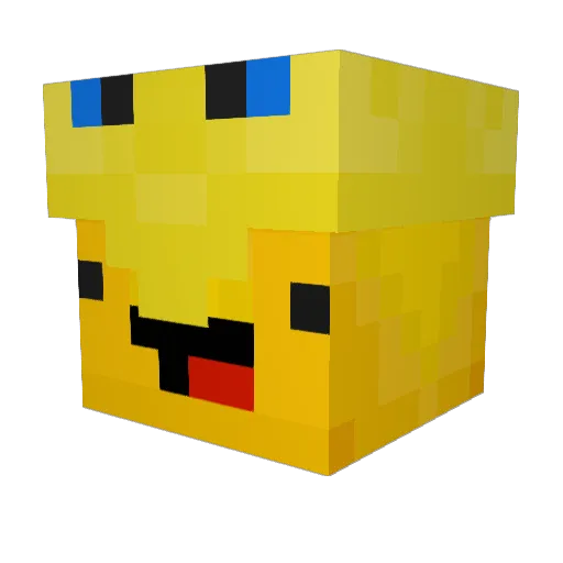 MonkeyDFreaky Minecraft avatar head, 3D render