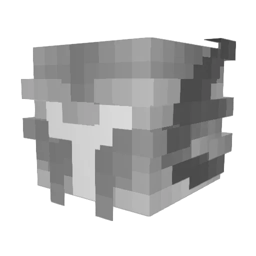 MonkeyDHanzo Minecraft avatar head, 3D render