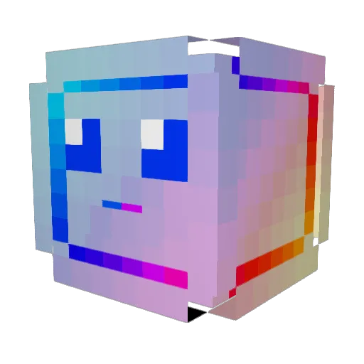MonkeyDOne Minecraft avatar head, 3D render