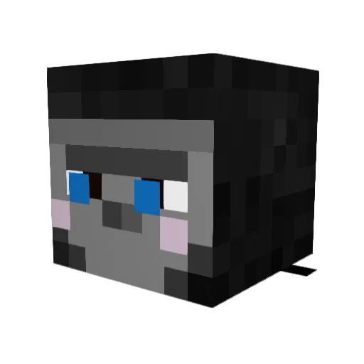 MonkeyGaming171 Minecraft avatar head, 3D render
