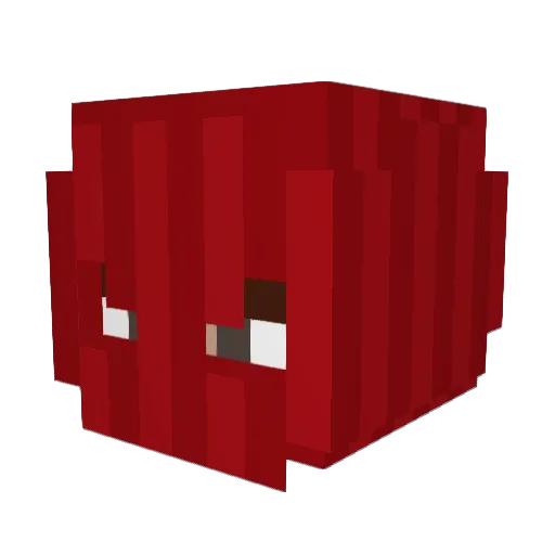 MonkeyHacker Minecraft avatar head, 3D render