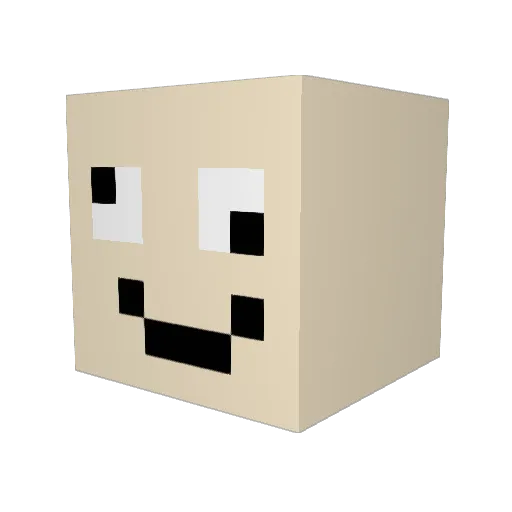 MonkeyKingBar Minecraft avatar head, 3D render