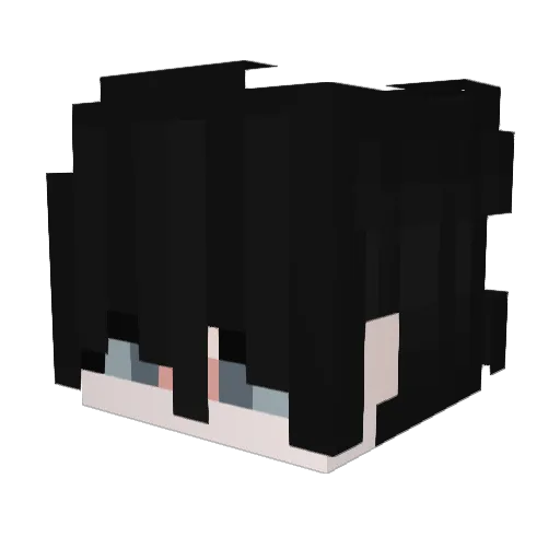 MonkeyMan023 Minecraft avatar head, 3D render
