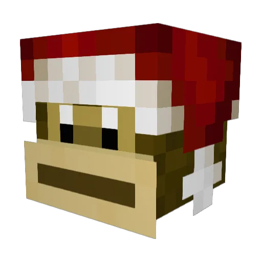 MonkeyMan83597 Minecraft avatar head, 3D render