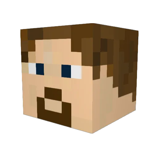 MonkeyPirate1 Minecraft avatar head, 3D render