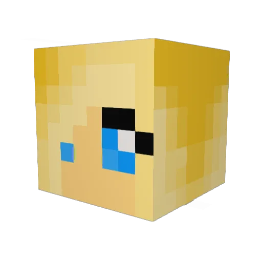 MonkeyQueen2 Minecraft avatar head, 3D render