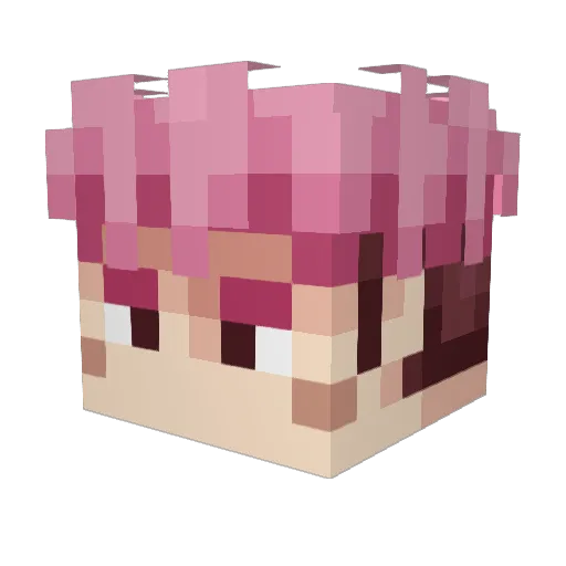 MonkeySIayer Minecraft avatar head, 3D render