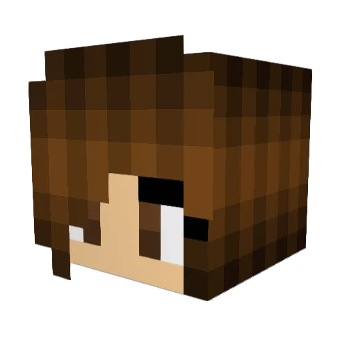 Monkey_09 Minecraft avatar head, 3D render