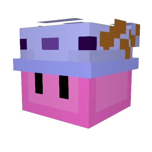 Monkey_D_Skooma Minecraft avatar head, 3D render